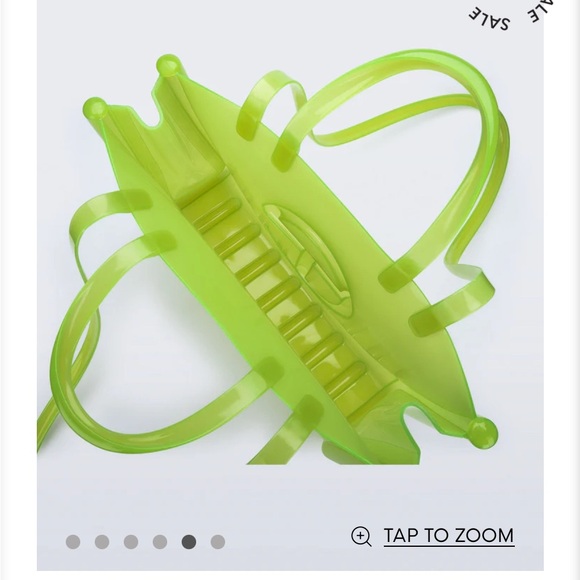 Melissa  X TELFAR collab
 large green Jelly shopper - Picture 2 of 16